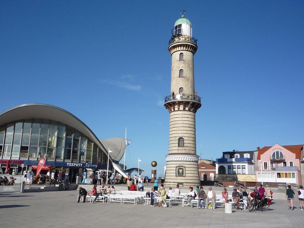 شقة Sonnendeck, Direkt Am Leuchtturm روستوك المظهر الخارجي الصورة