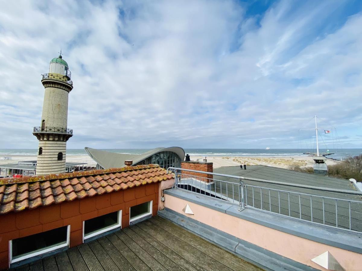 شقة Sonnendeck, Direkt Am Leuchtturm روستوك المظهر الخارجي الصورة