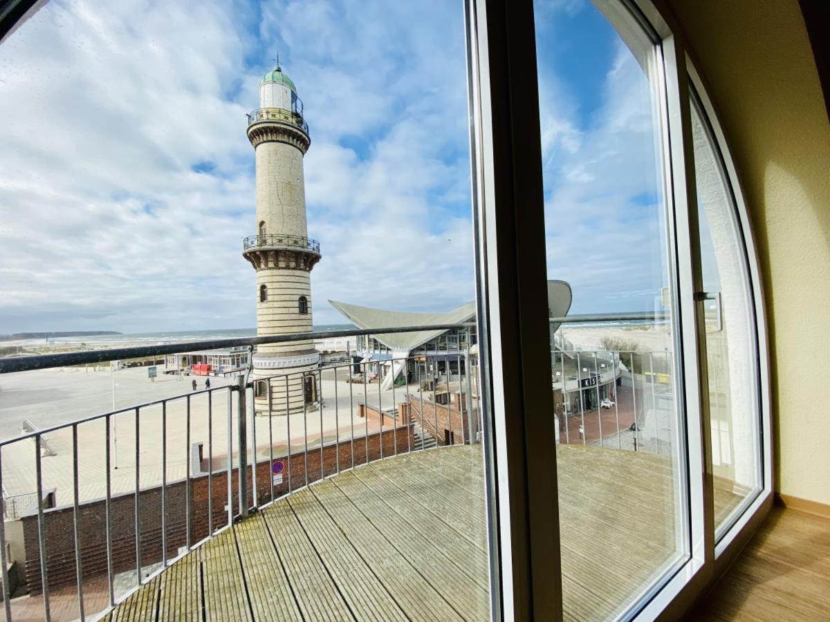 شقة Sonnendeck, Direkt Am Leuchtturm روستوك المظهر الخارجي الصورة